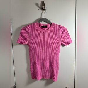 vintage Banana Republic Pink 100% Merino Wool Top